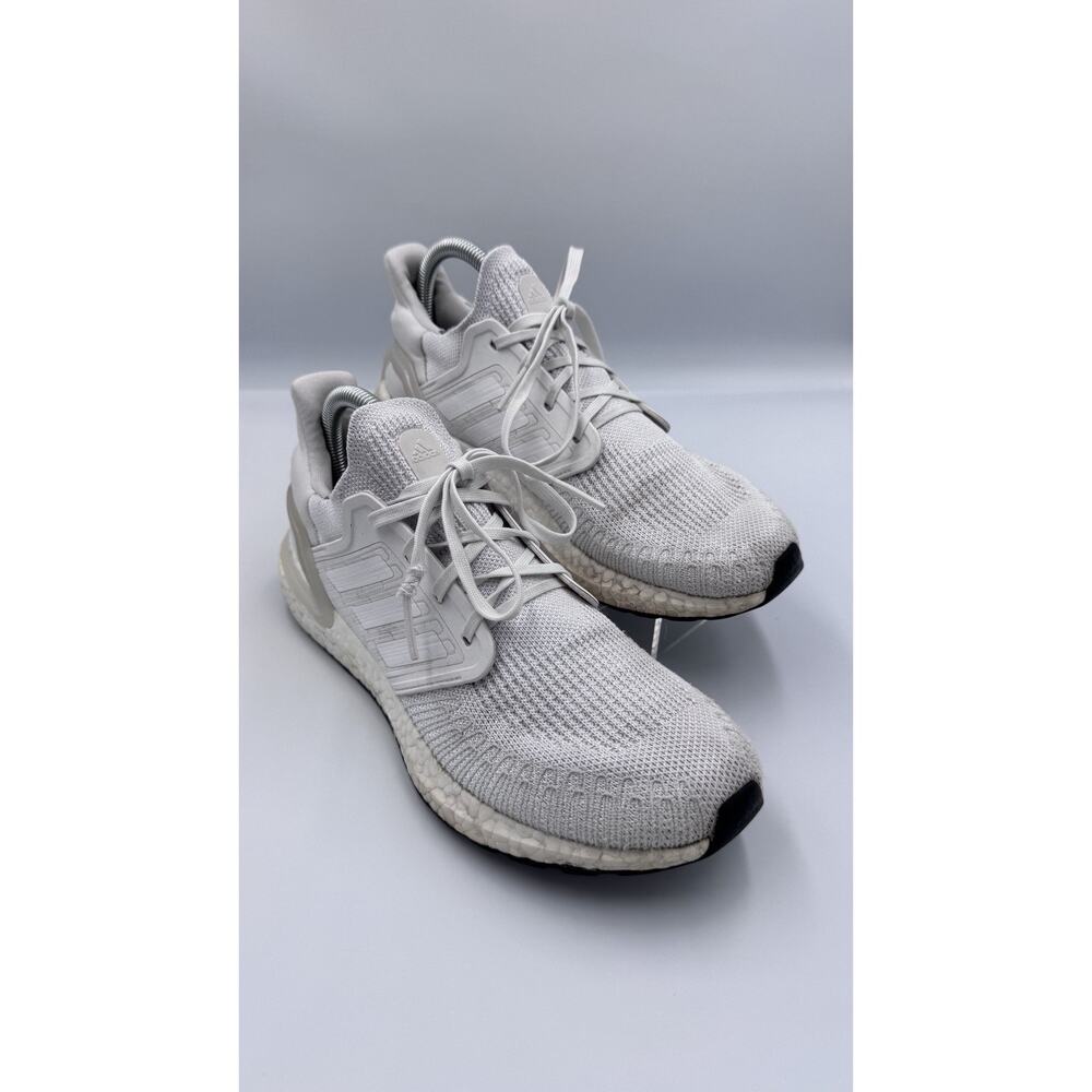 Adidas Shoes Womens 8.5 Ultraboost 20 Sneaker White Classic Running Workout Knit